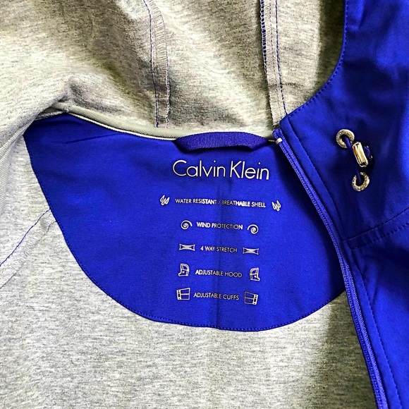 Calvin Klein navy blue windbreaker jacket size S - Picture 9 of 9